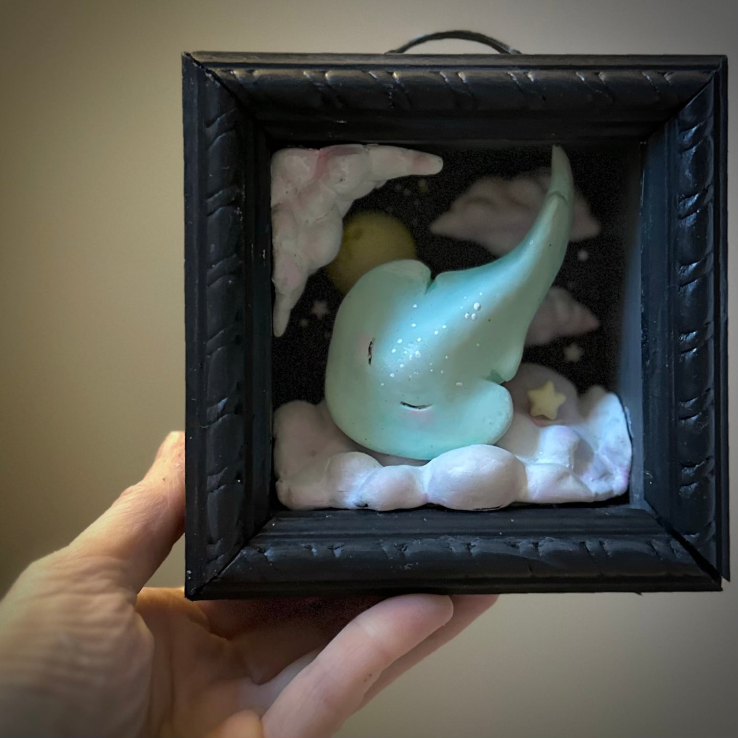 Midnight Guardian Sting Ray 5x5 inch Story Box
