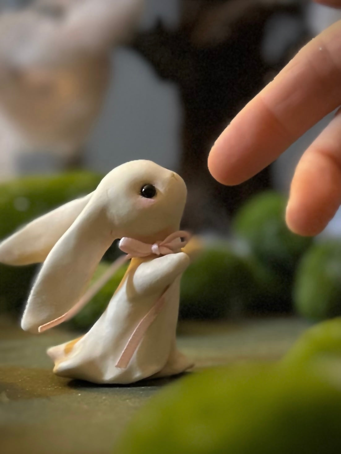 Preorder Ghost Bunny 3.5 inch figurine, art toy