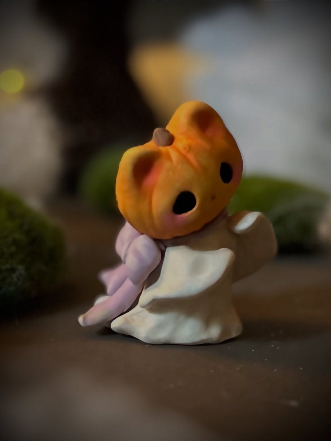 Preorder Pumpkitten 3 inch figurine, art toy