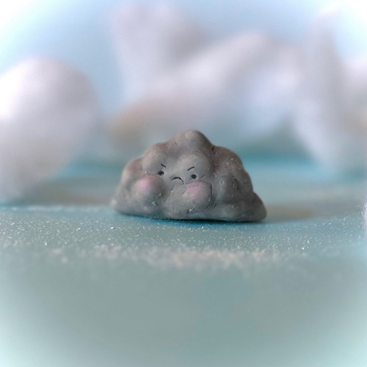 Pre Order Grumpy Cloud 2 inch figurine