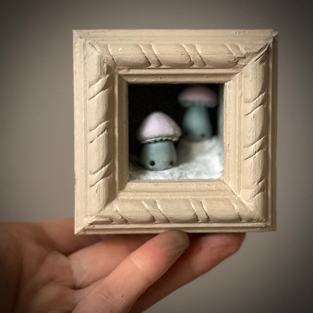 Winter Spirit Mushies 3x3 Story Box