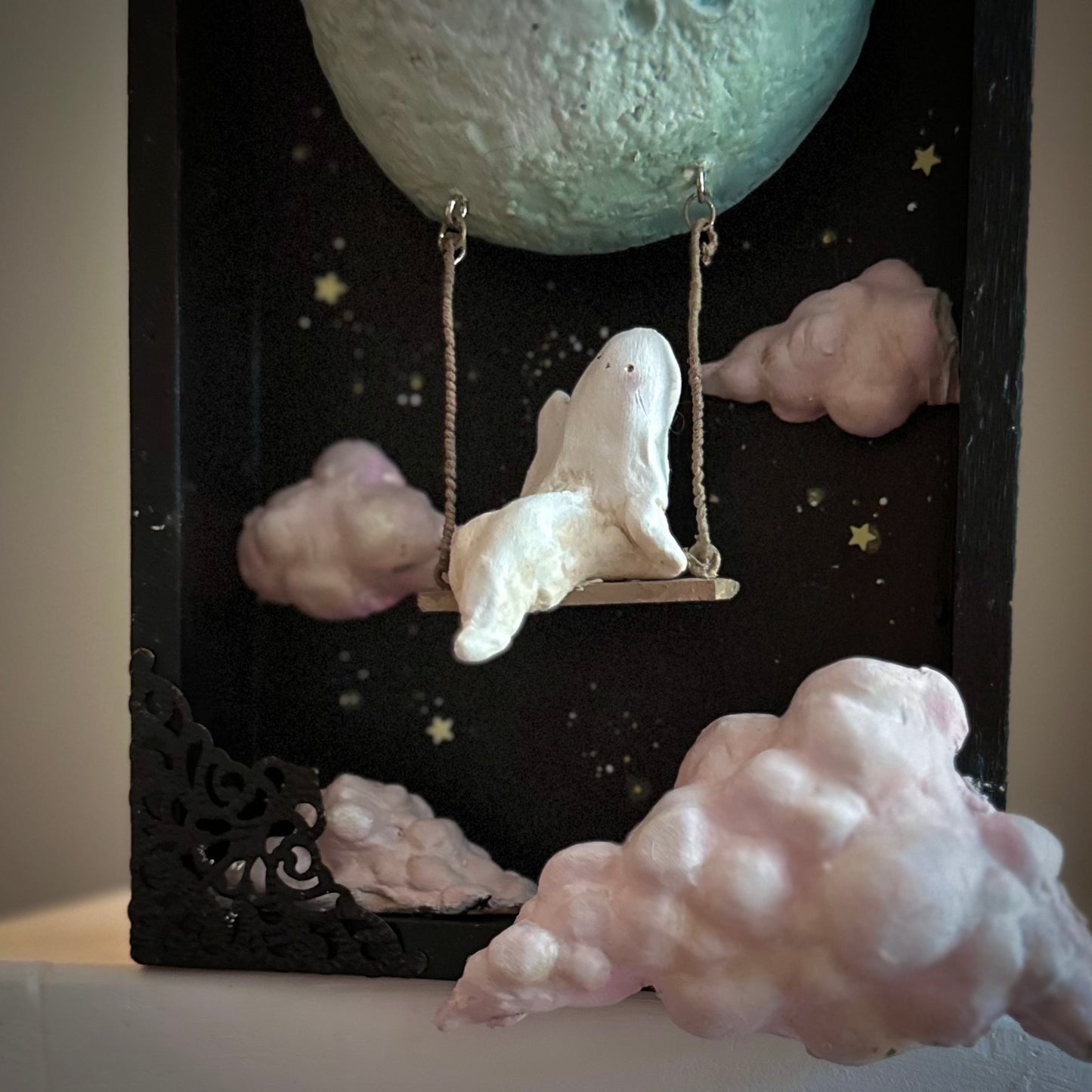 Moon Swinging 10x 6 inch Story Box