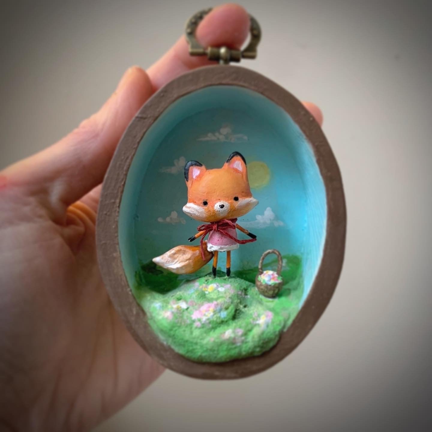 New Beginnings Fox Girl 3x3 inch Story Bix