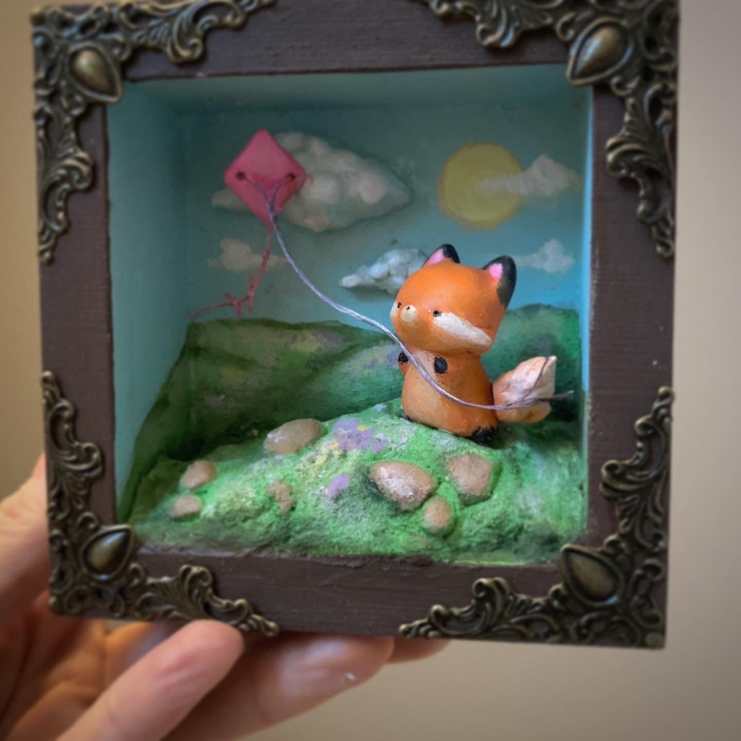 Perfect Day Fox 4x4 inch Story Box