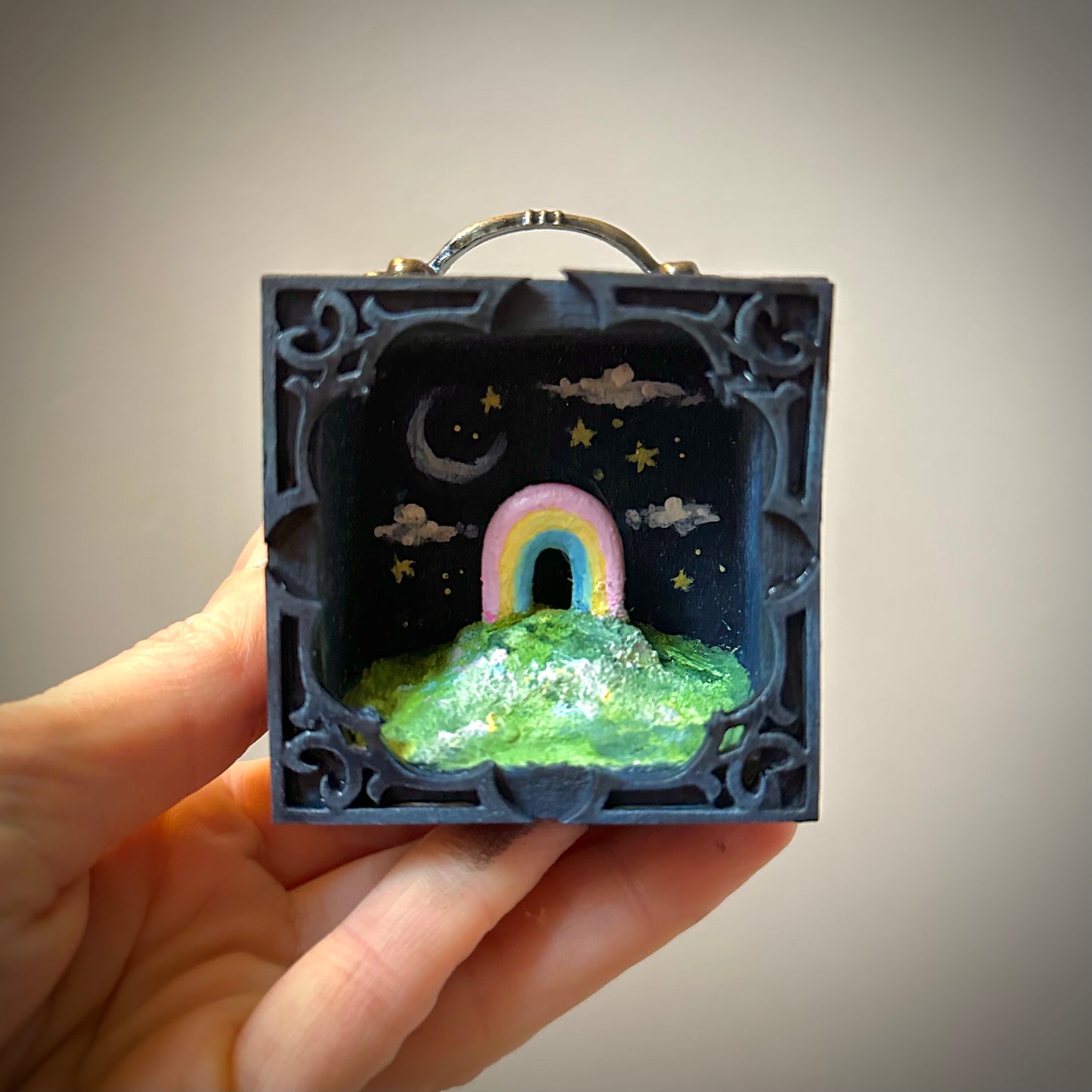The Night Rainbow 2x2 inch Story Box