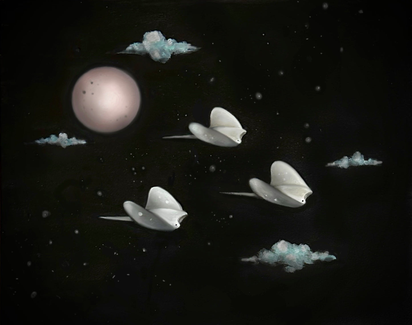 4x6 Moon Rays Print