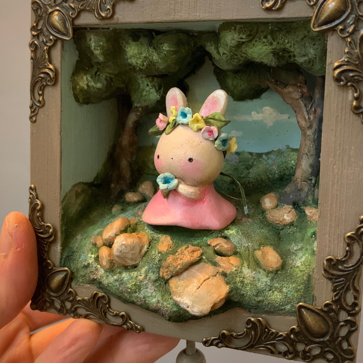 Summoner of Spring Bunny 5x5 inch Story Box