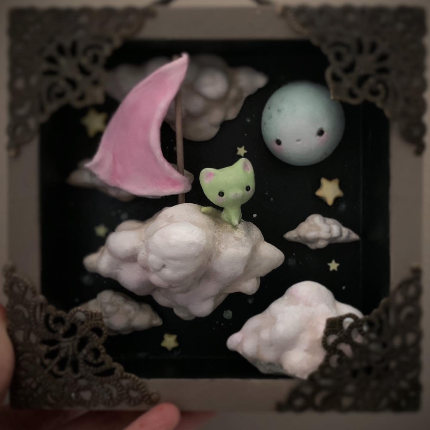 Dream Drifter Kitty 6x6 inch Story Box