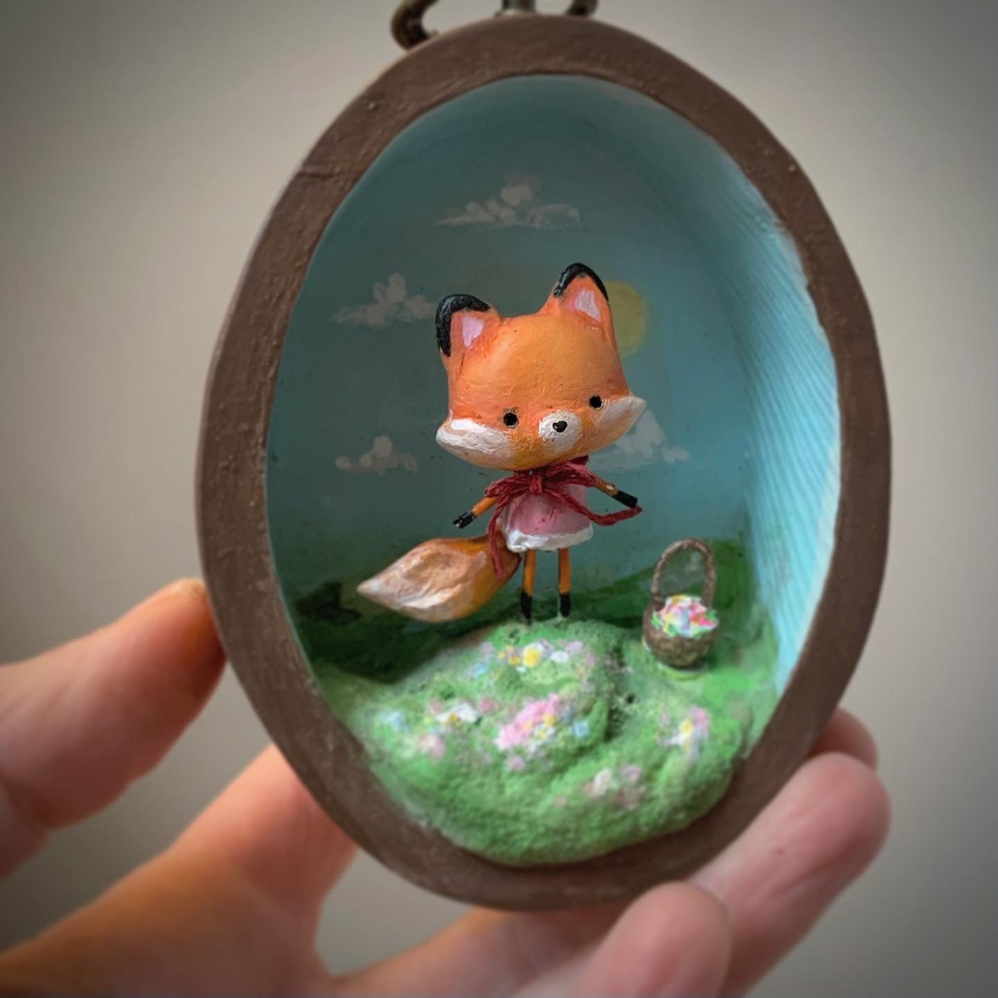 New Beginnings Fox Girl 3x3 inch Story Bix