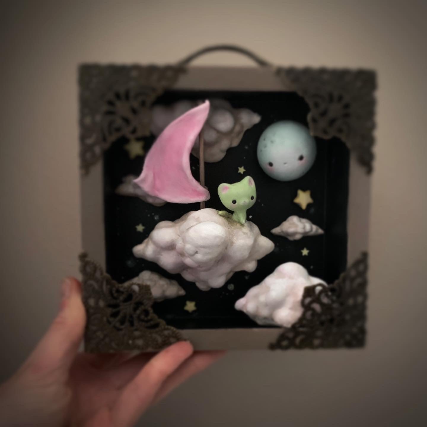 Dream Drifter Kitty 6x6 inch Story Box