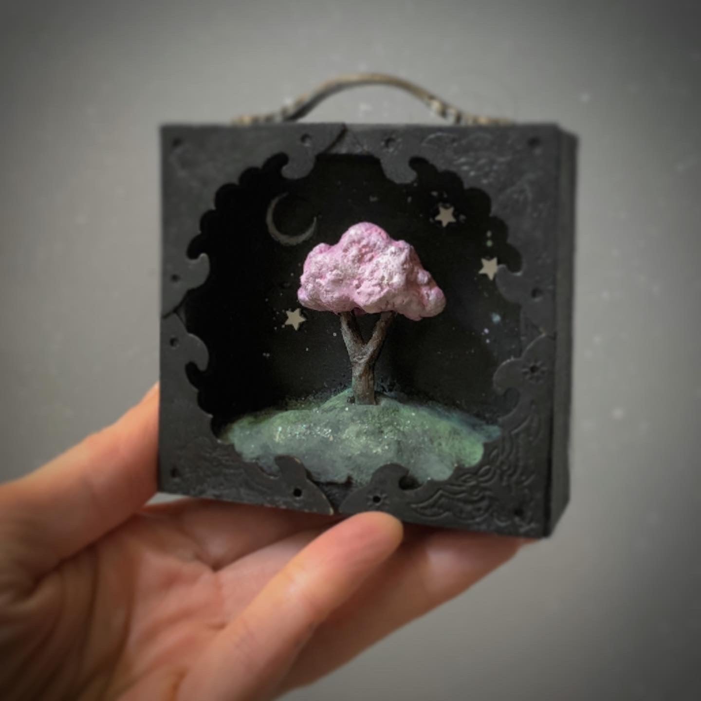 Quiet Keeper Cherry Tree 3x3 inchStory Box