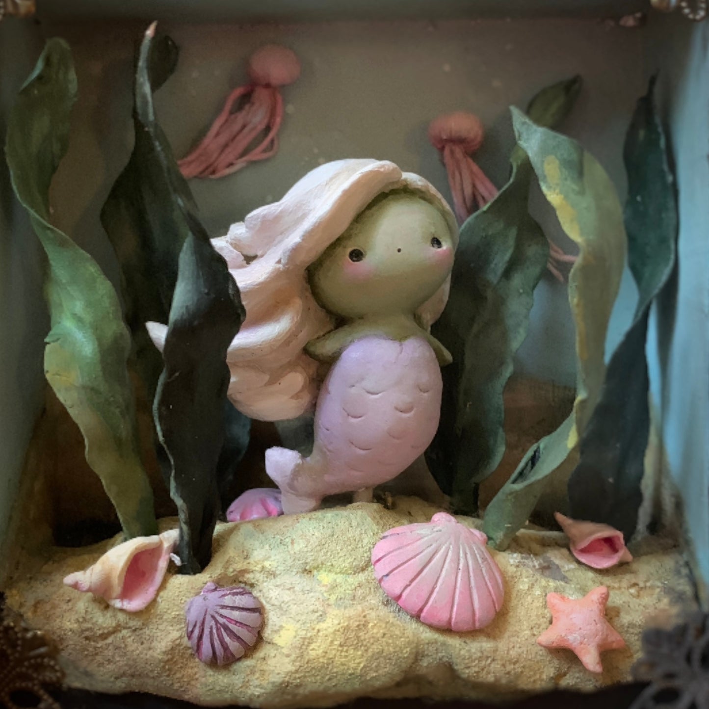 Little Mermaid 5x5 inch Story Box