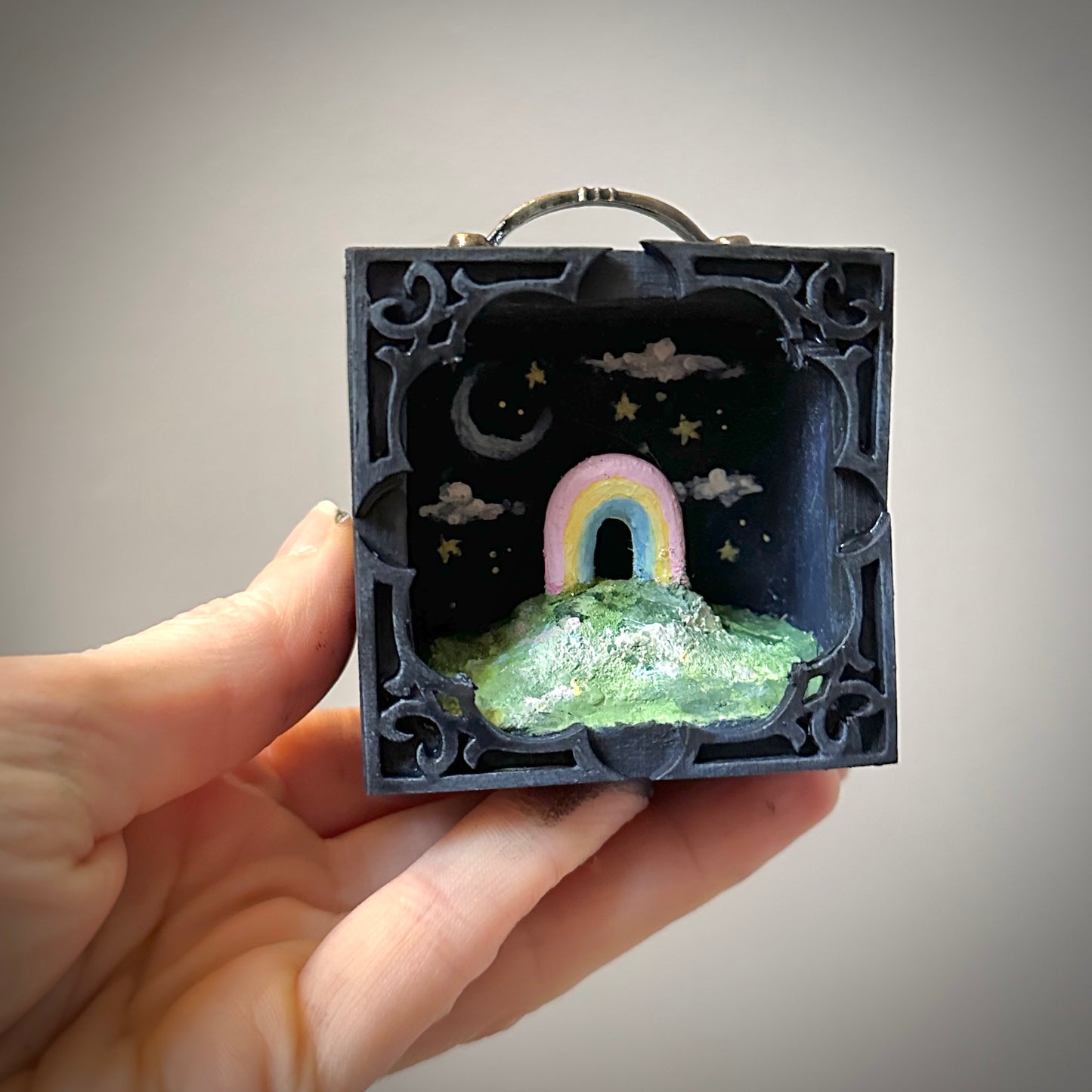 The Night Rainbow 2x2 inch Story Box