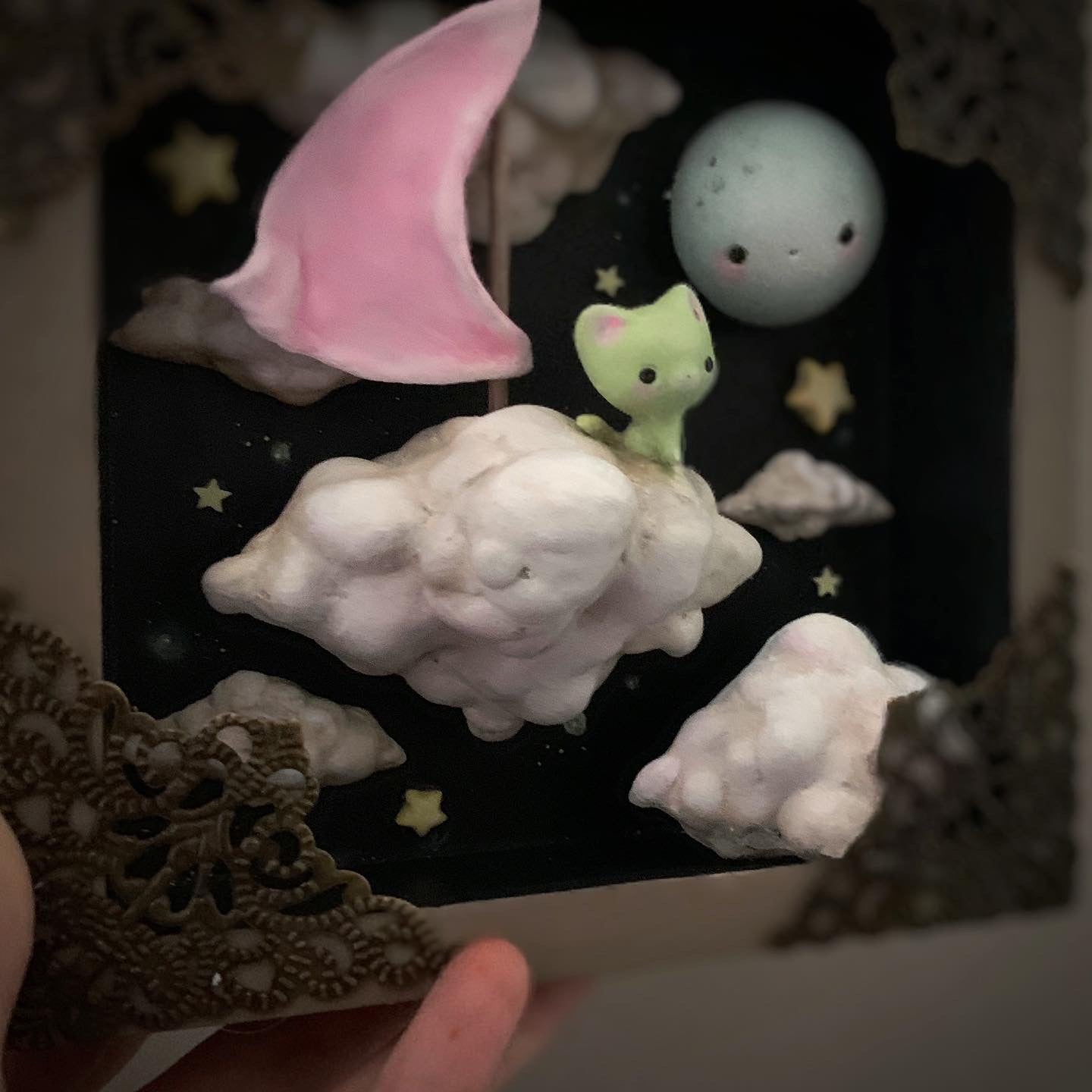 Dream Drifter Kitty 6x6 inch Story Box