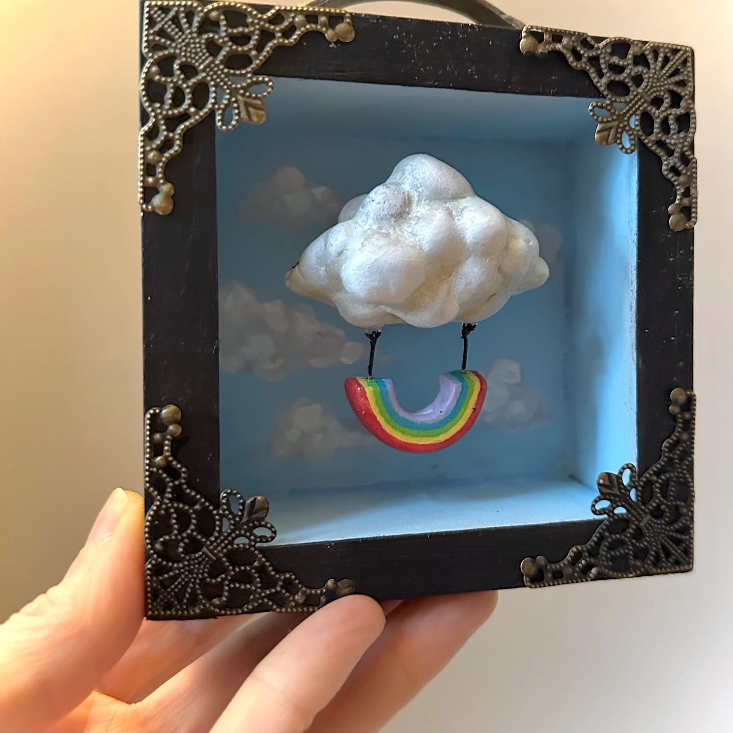 Lil Dreamer Cloud Swing 4x4 inch Story Box