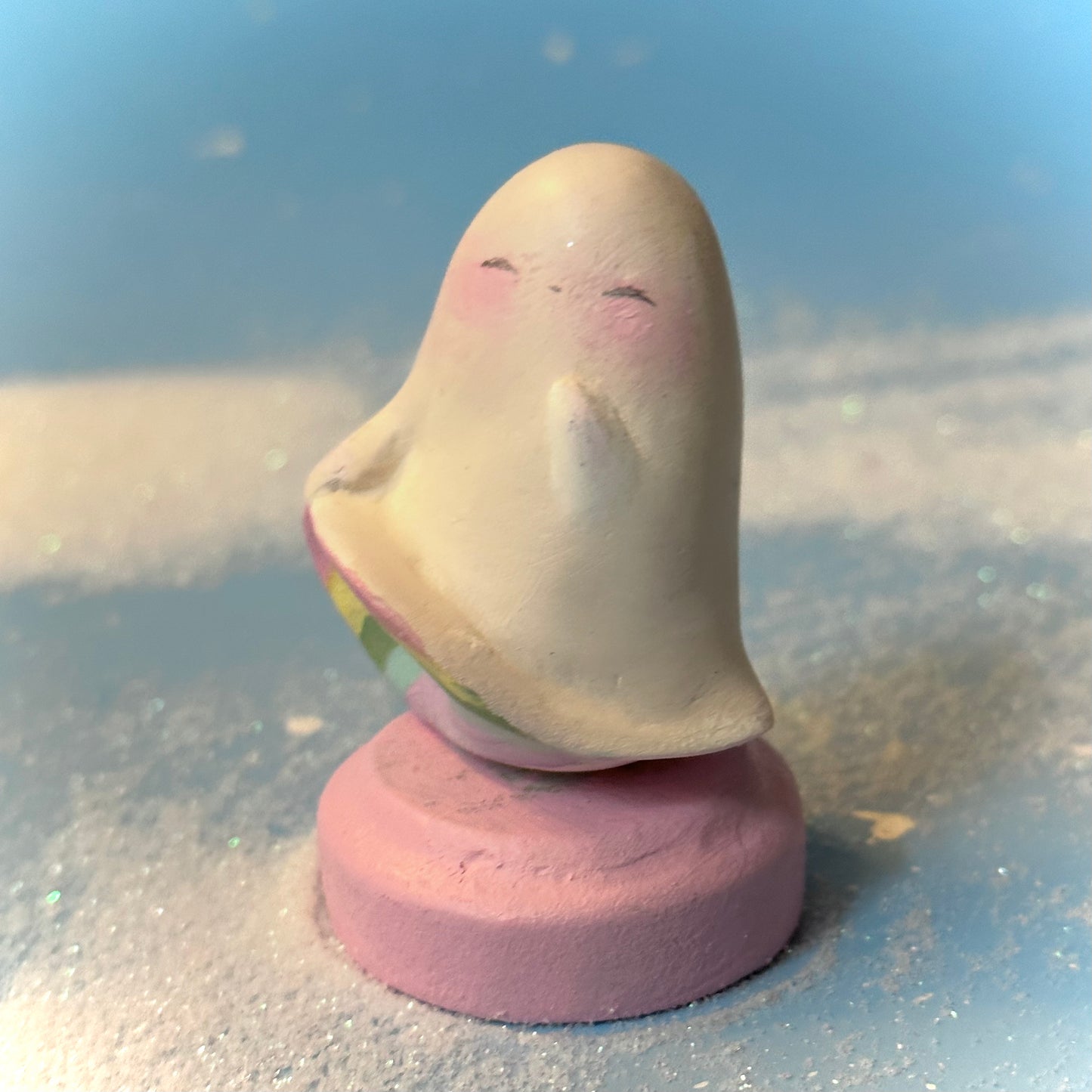 Peek a Boo Ghost Figurine