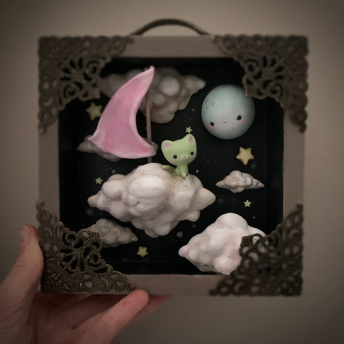 Dream Drifter Kitty 6x6 inch Story Box