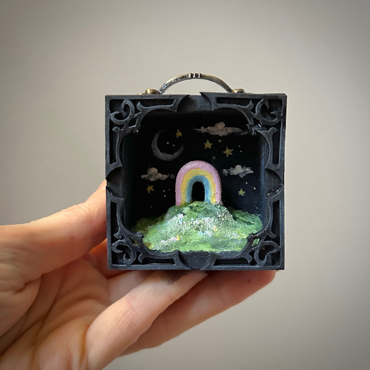 The Night Rainbow 2x2 inch Story Box