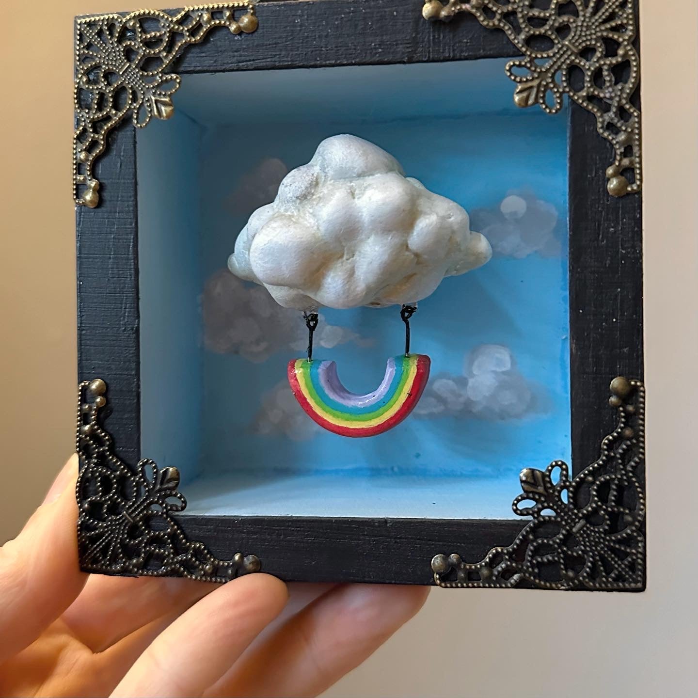 Lil Dreamer Cloud Swing 4x4 inch Story Box