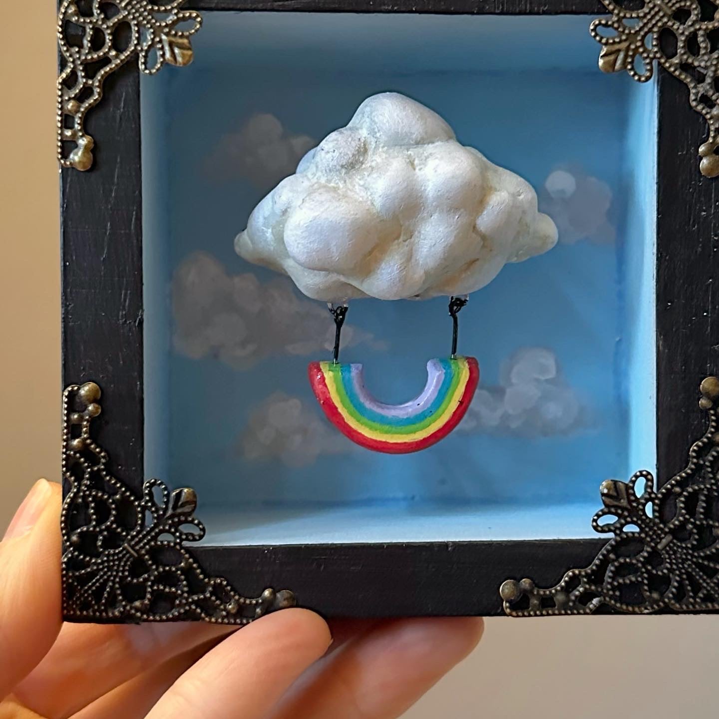 Lil Dreamer Cloud Swing 4x4 inch Story Box