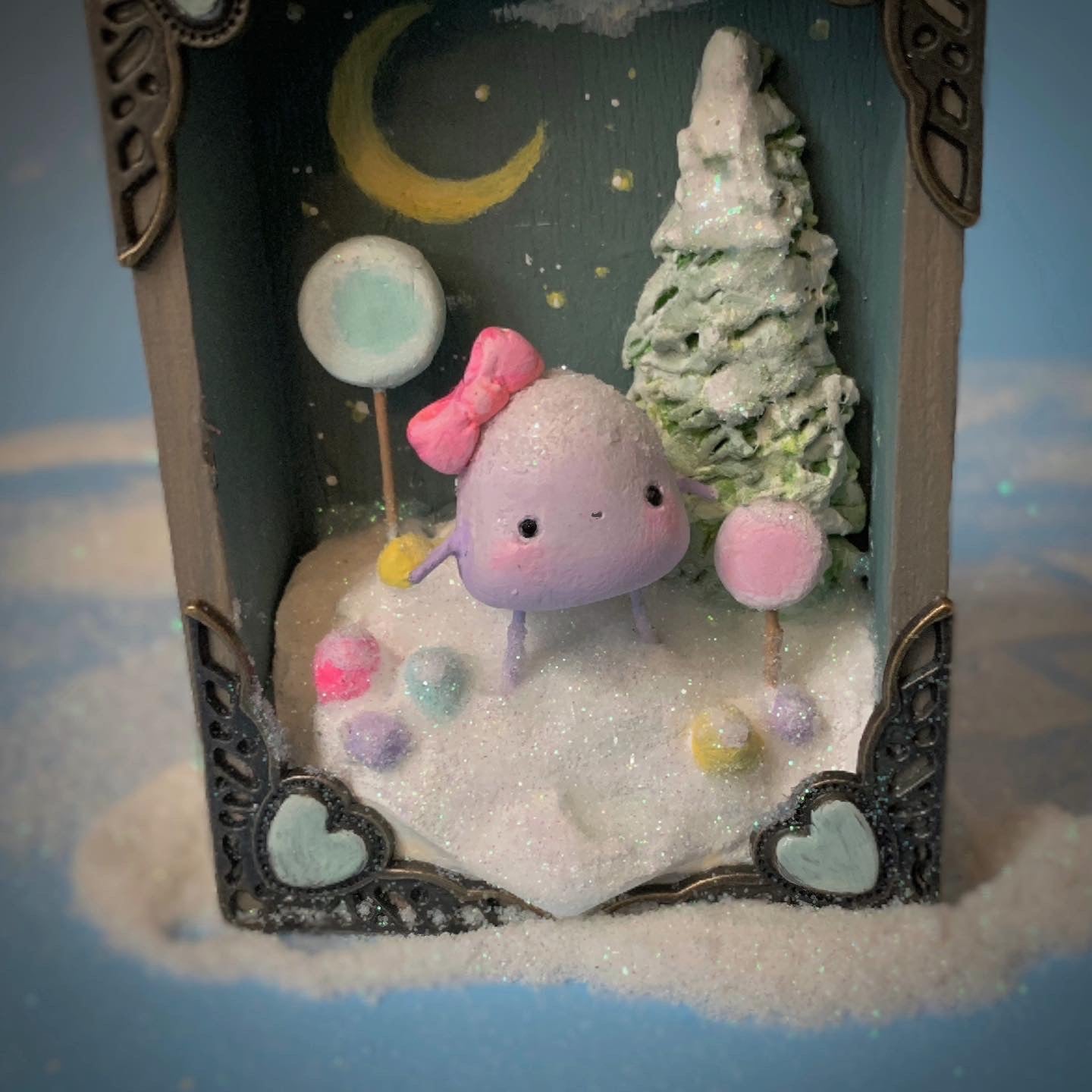 Santa’s Sweets Gumdrop Girl 4x3 inch Story Box