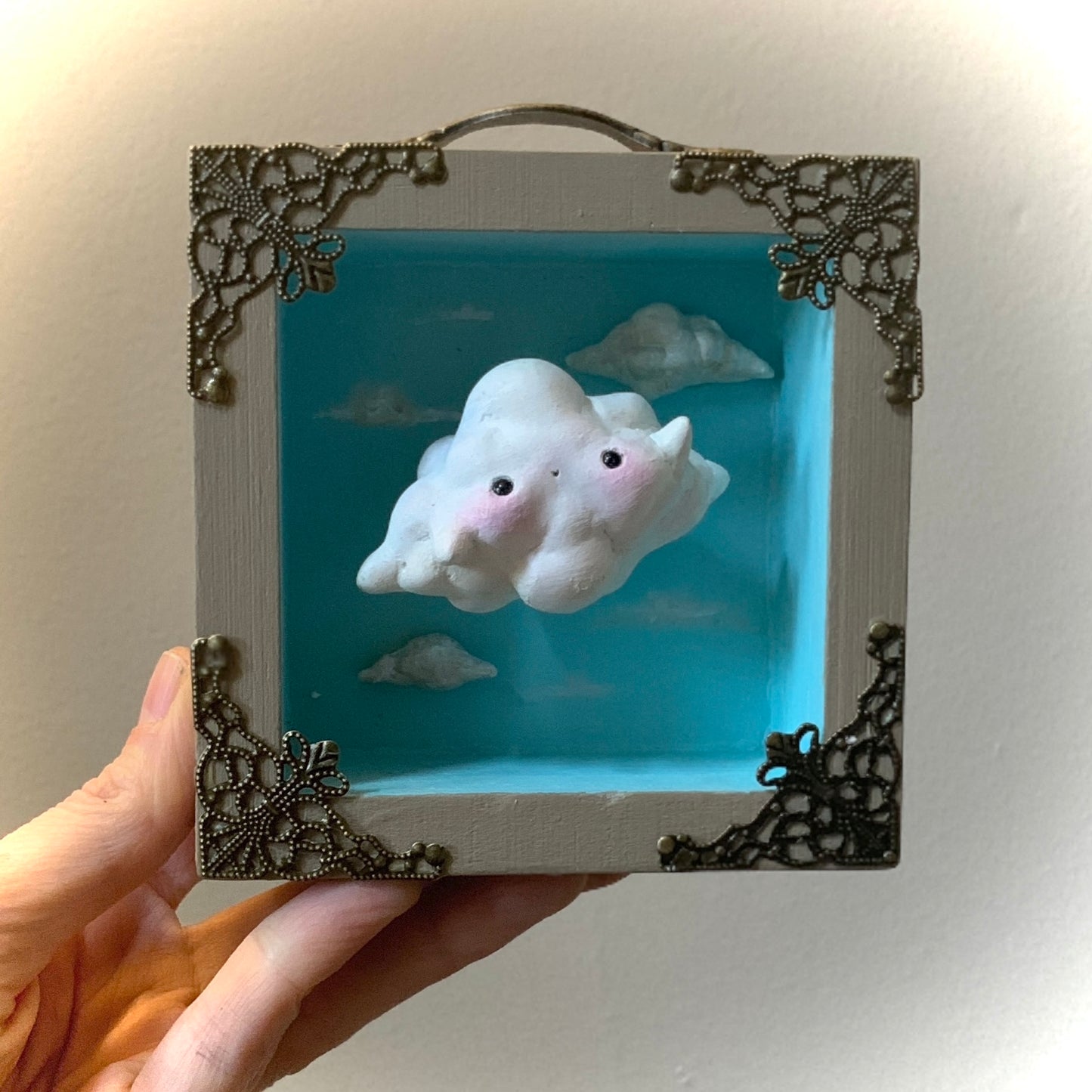 Happy Little Cloud 4x4 inch Story Box