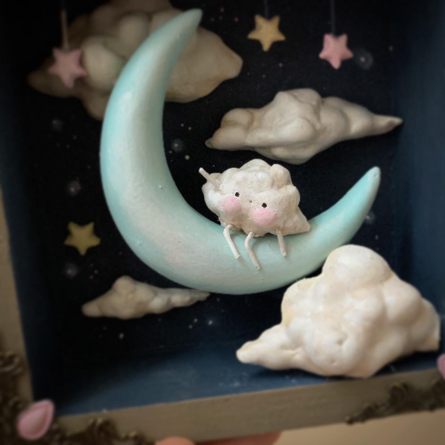 Happy Little Cloud 5x5 inch Story Box