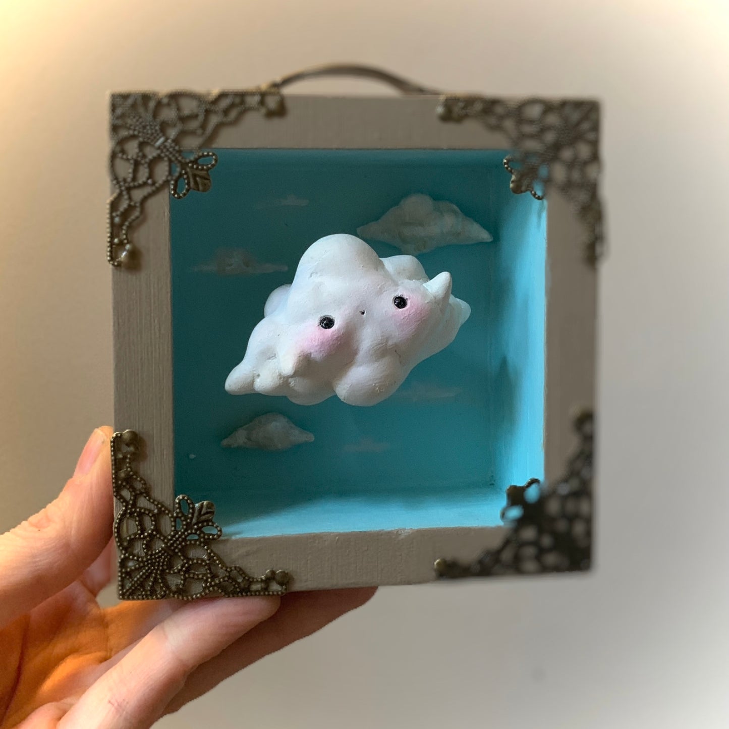 Happy Little Cloud 4x4 inch Story Box