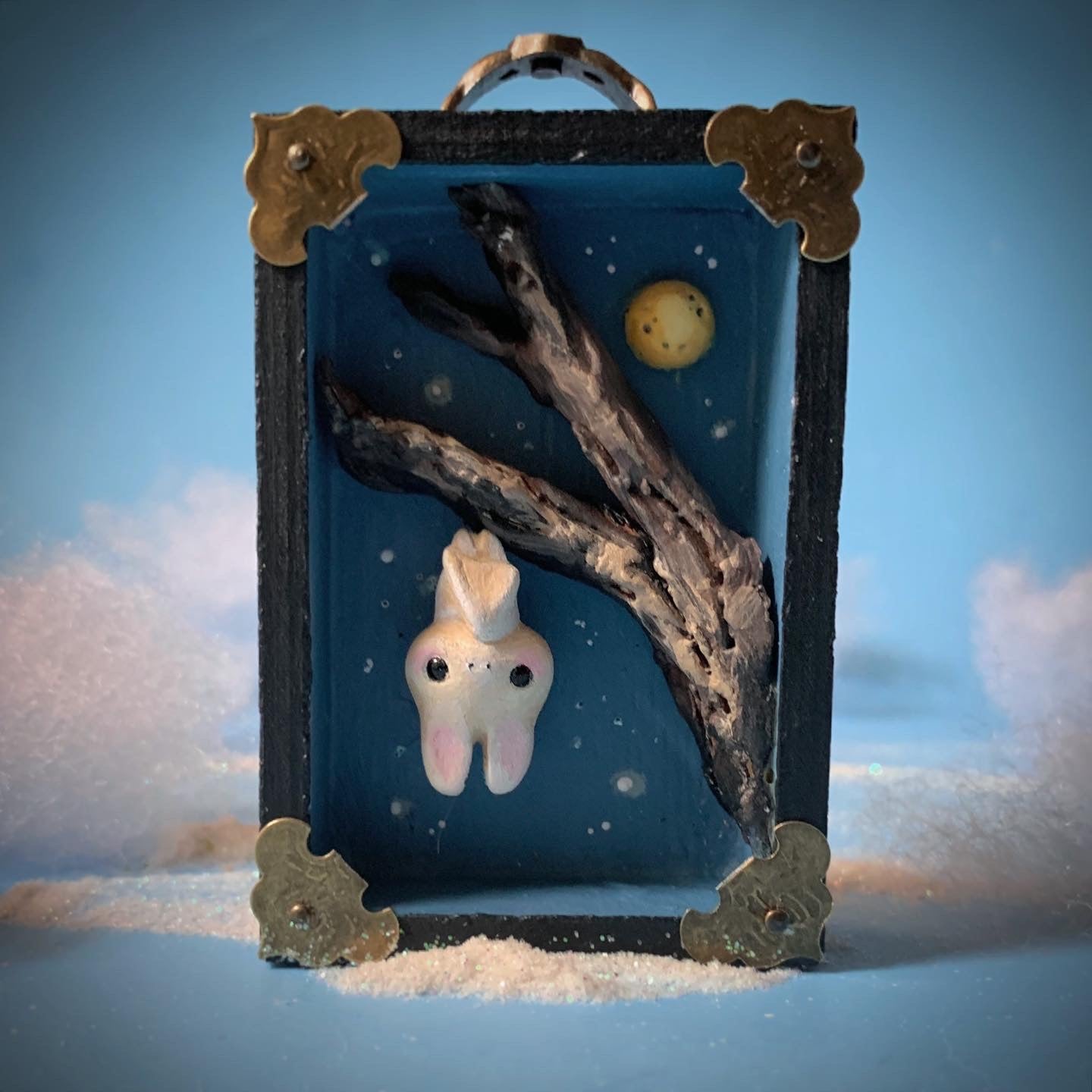Full Moon Familiar Bat