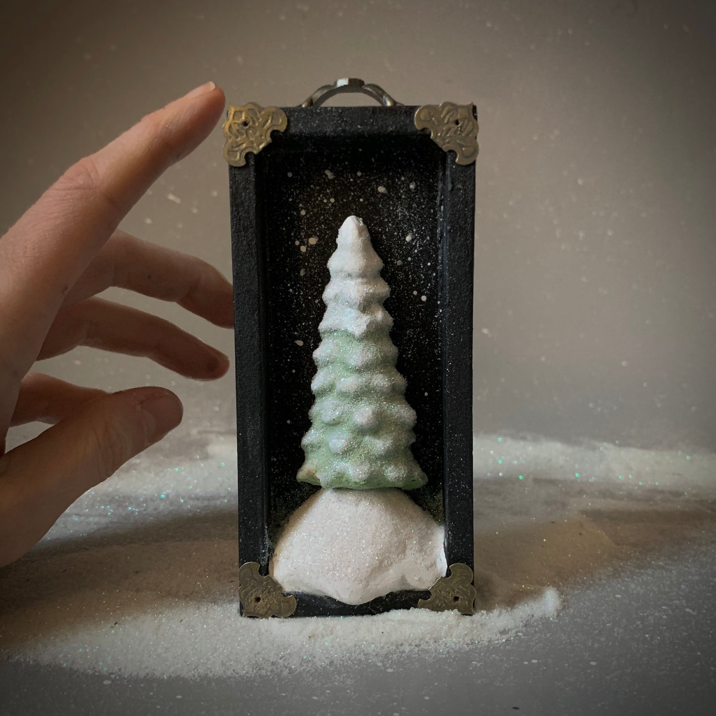 Green Happy Little Trees 5x2.5 inch Story Box