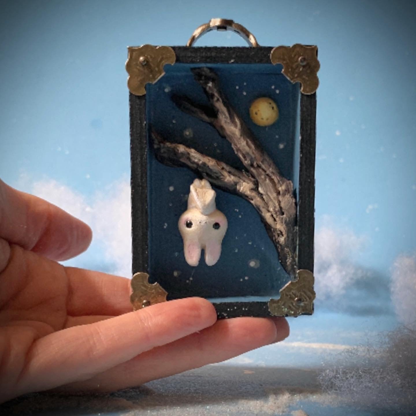 Full Moon Familiar Bat