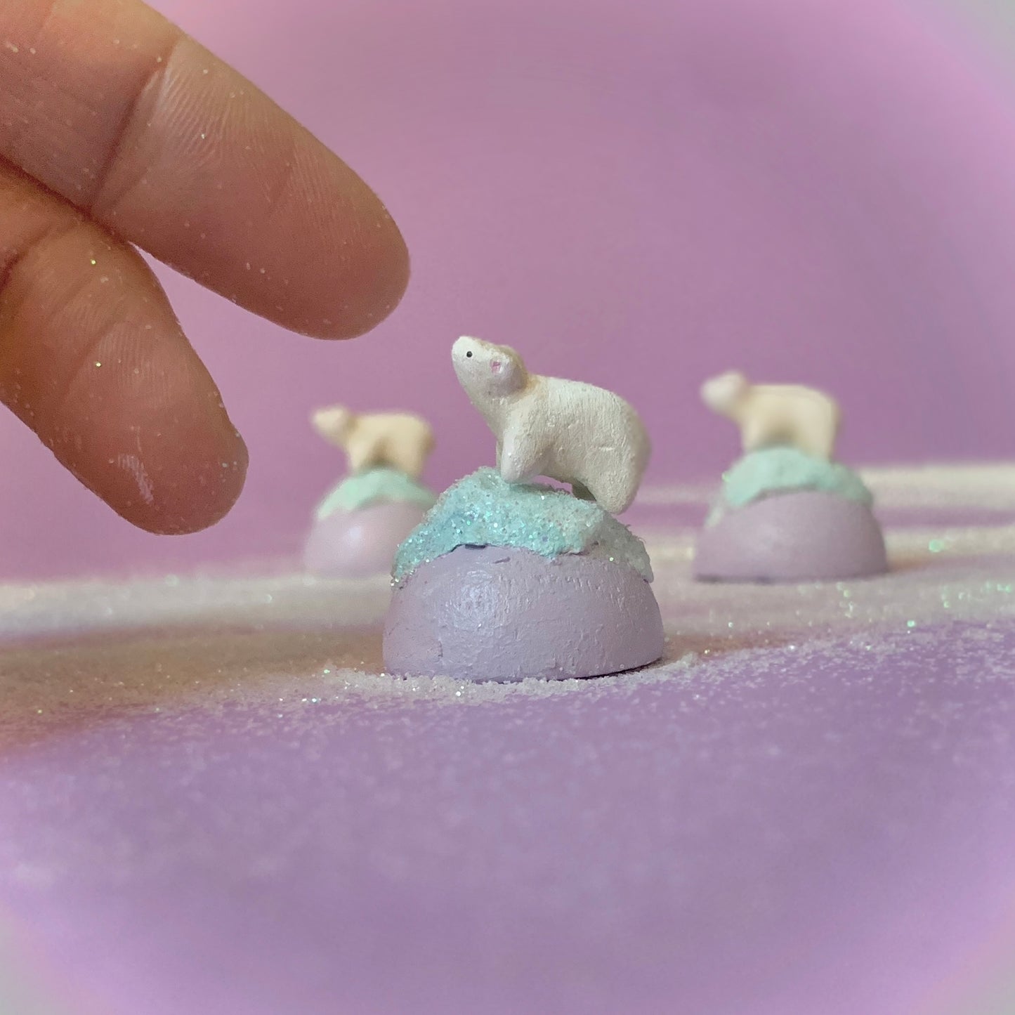 Quiet Keeper Polar Bear Mini Figurine