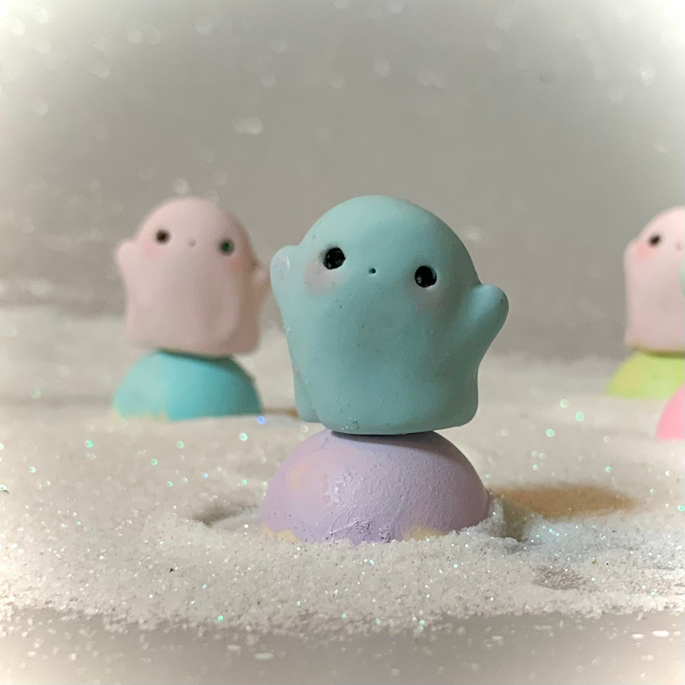 Baby Blue Tiny Mini Boos