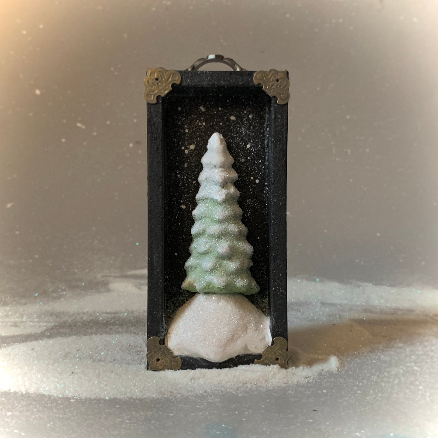 Green Happy Little Trees 5x2.5 inch Story Box
