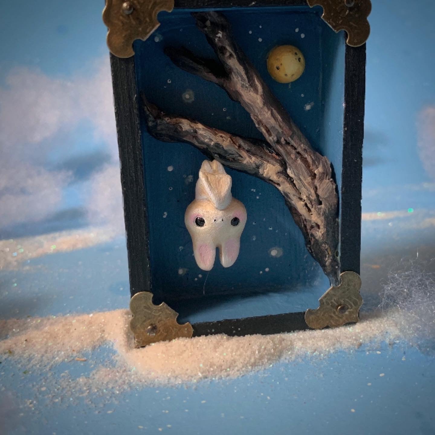 Full Moon Familiar Bat