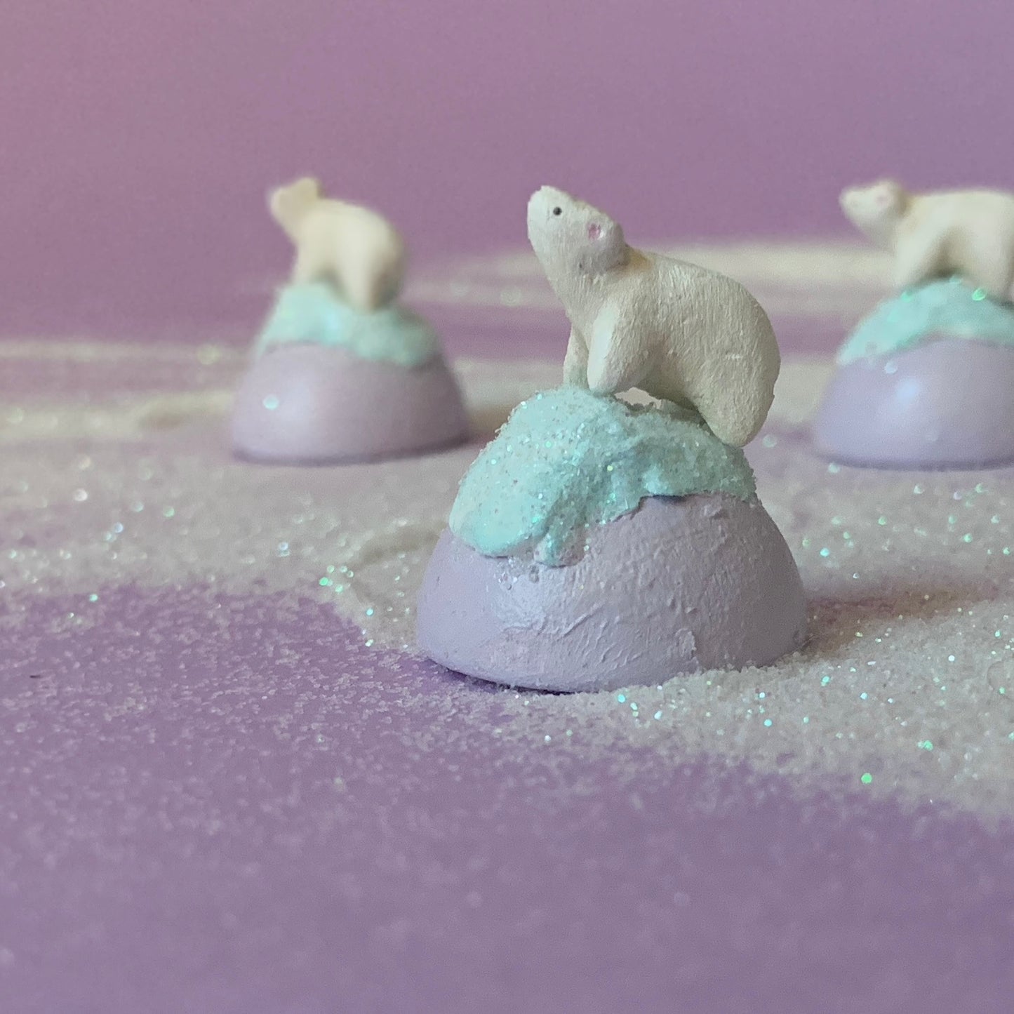Quiet Keeper Polar Bear Mini Figurine