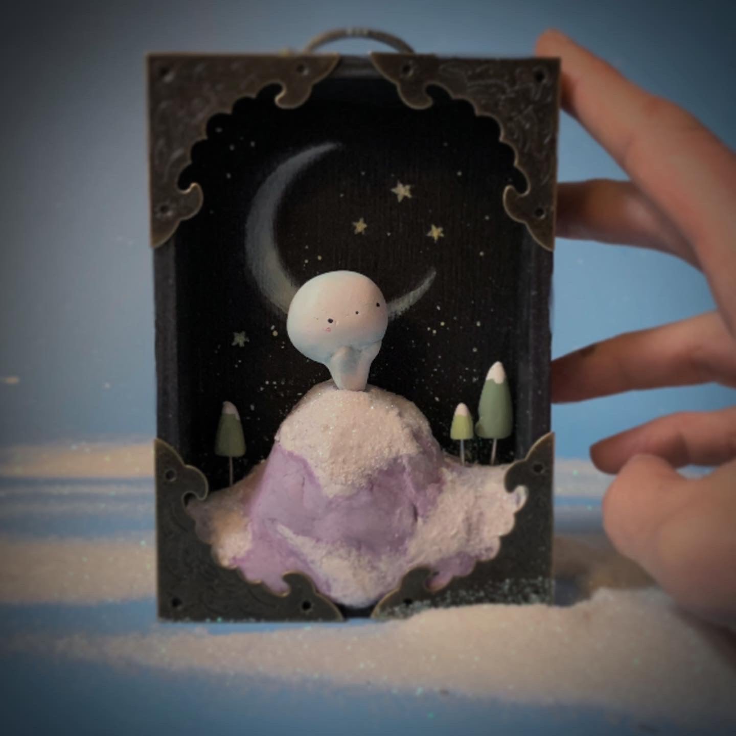 The Snow Friend 5x4 inch story Box