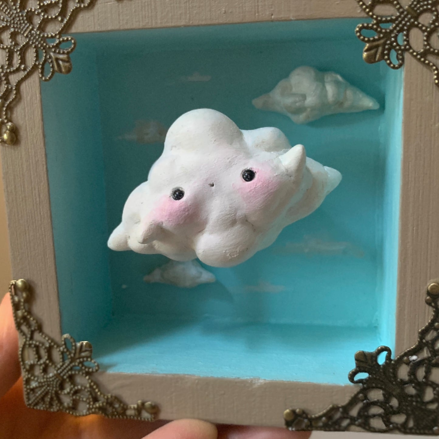 Happy Little Cloud 4x4 inch Story Box