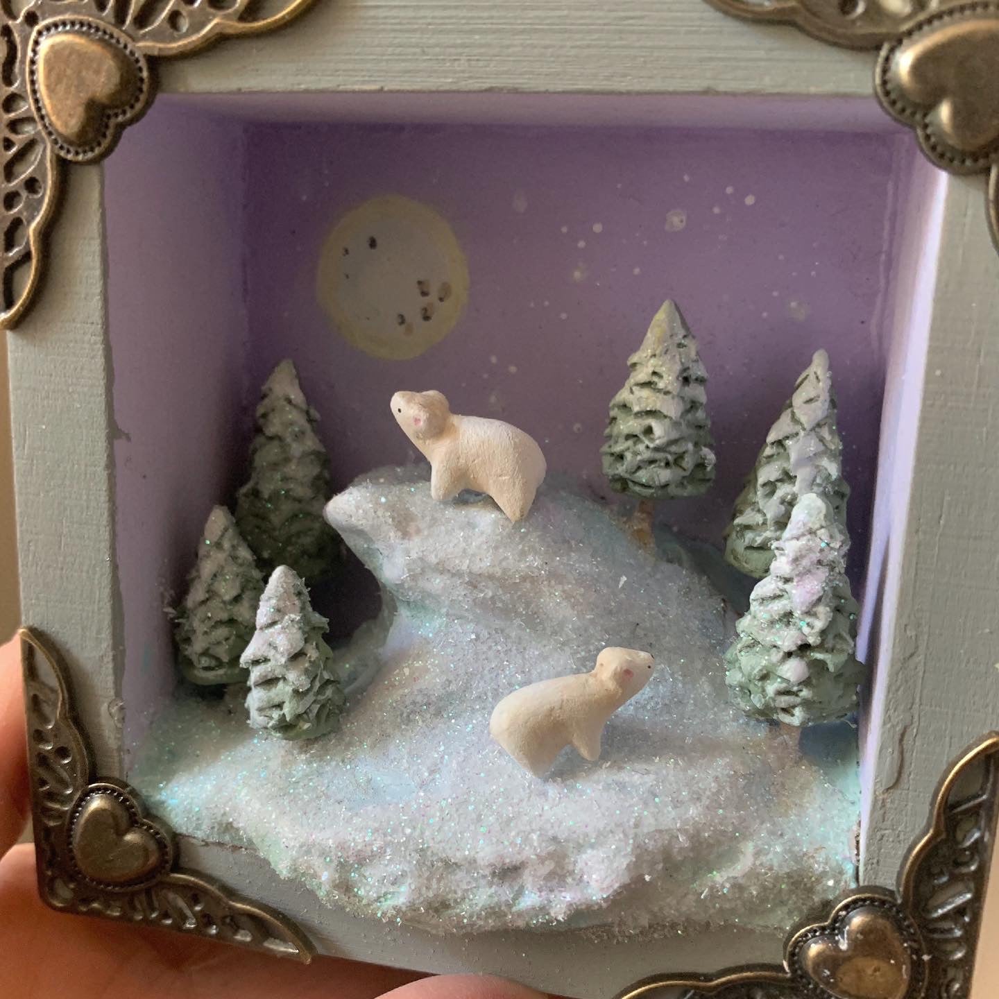 Quiet Keeper Polar Bear 4x4 inch Story Box