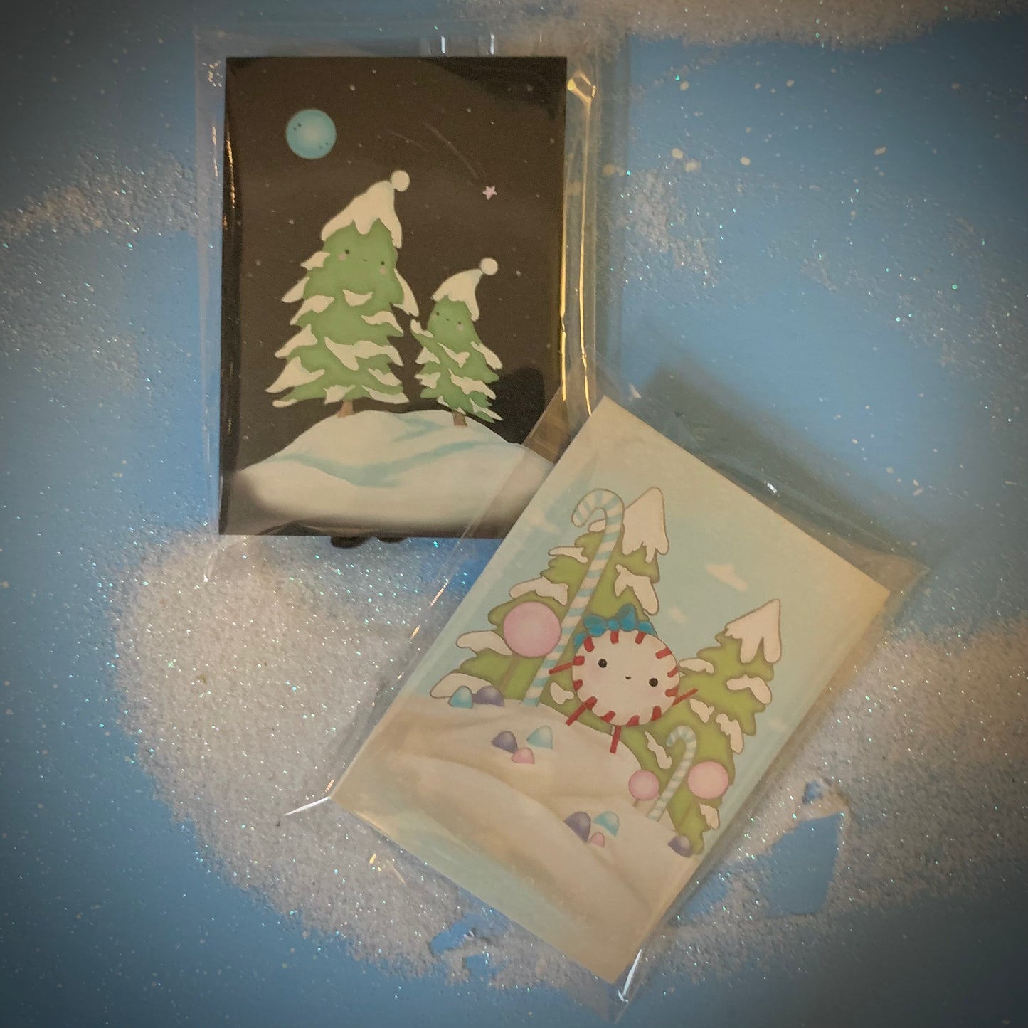 Mini 3x2 holiday print set with easel