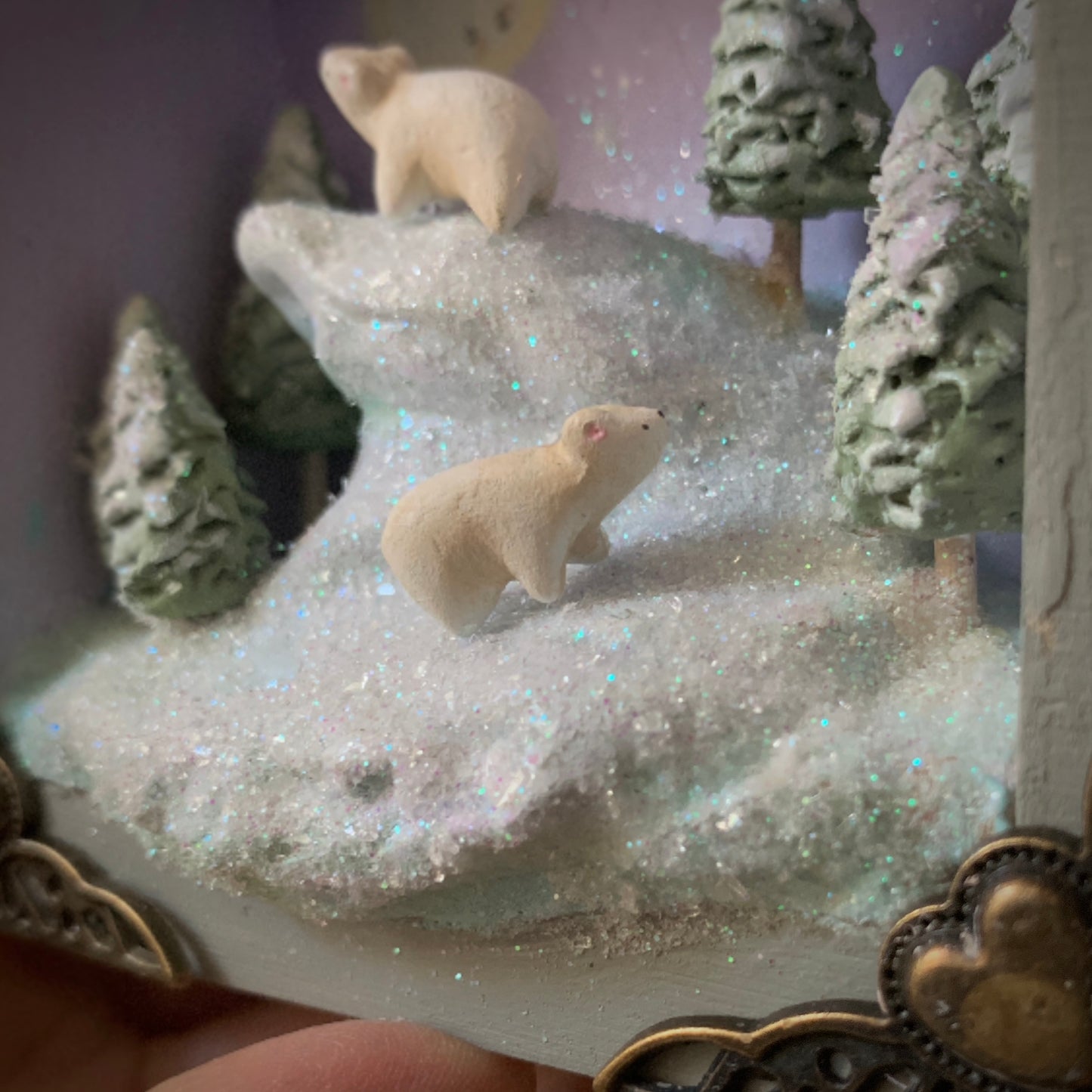 Quiet Keeper Polar Bear 4x4 inch Story Box