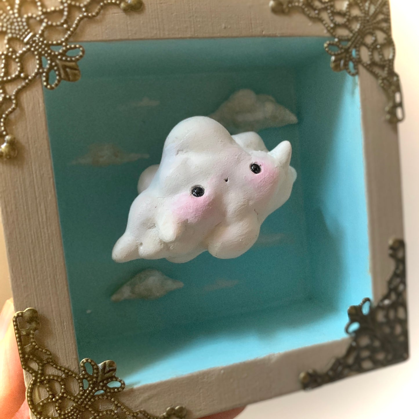 Happy Little Cloud 4x4 inch Story Box
