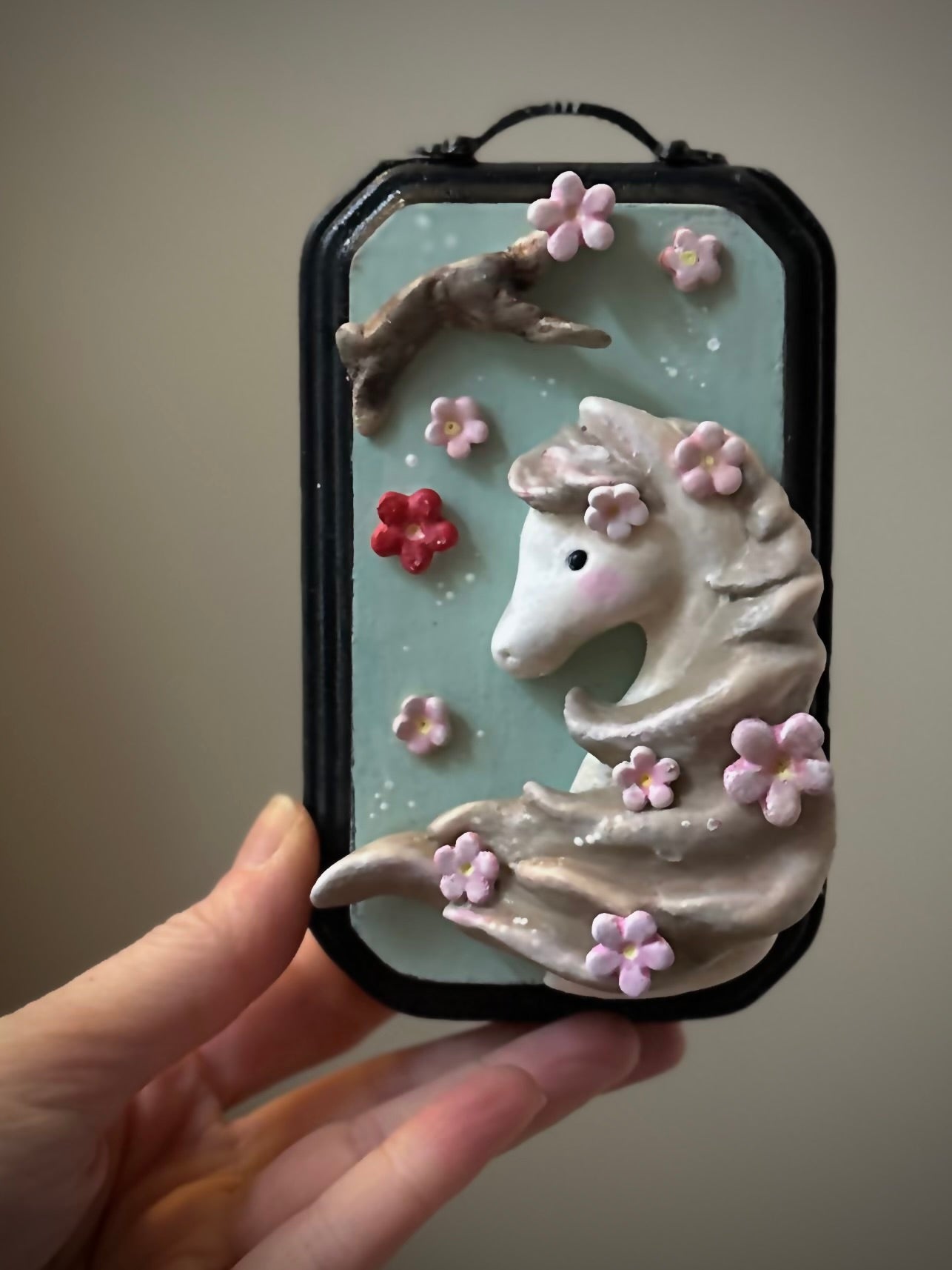 Year of the Horse 5 inch Wall Hanging