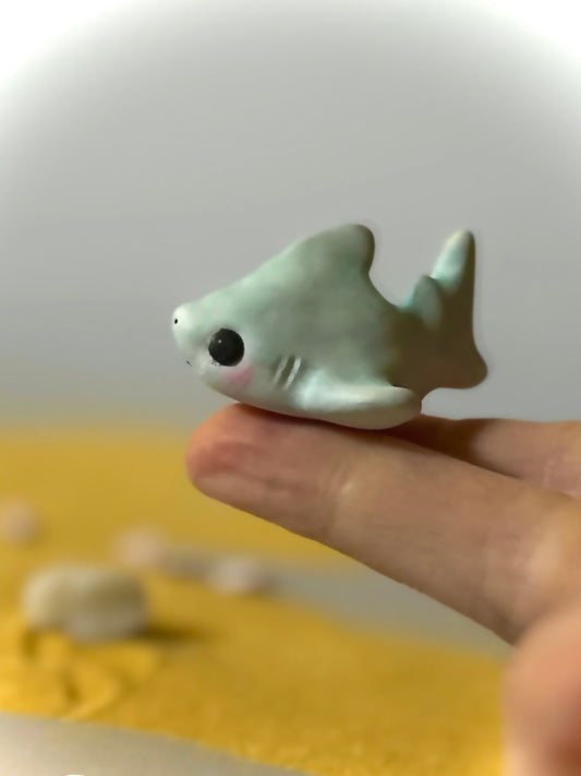 Preorder Rainbow BB Shark  1.5 inch figurine, art toy