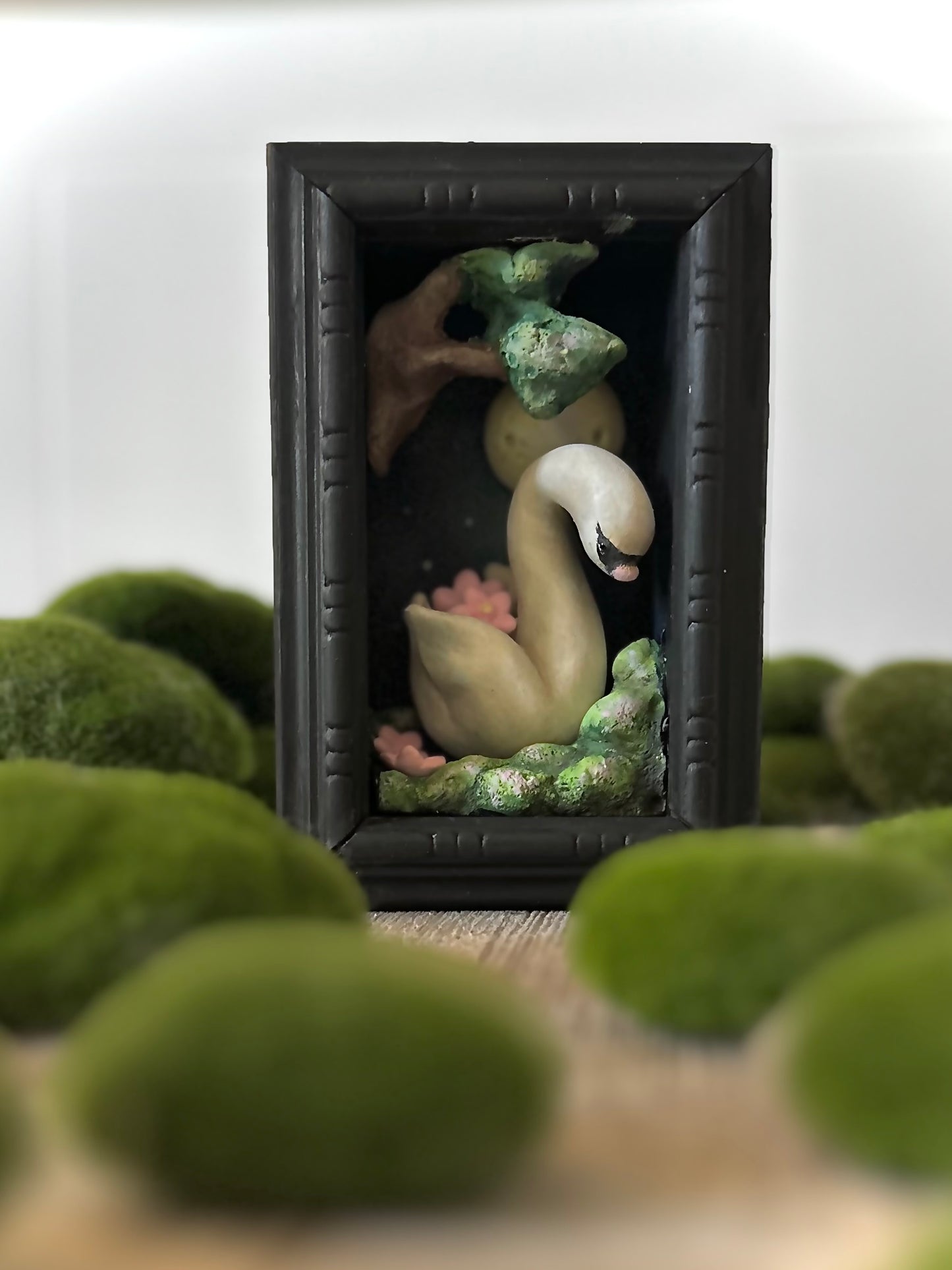 Harvesting Lotus Blossoms  4x6 inch Story Box Wall Hanging