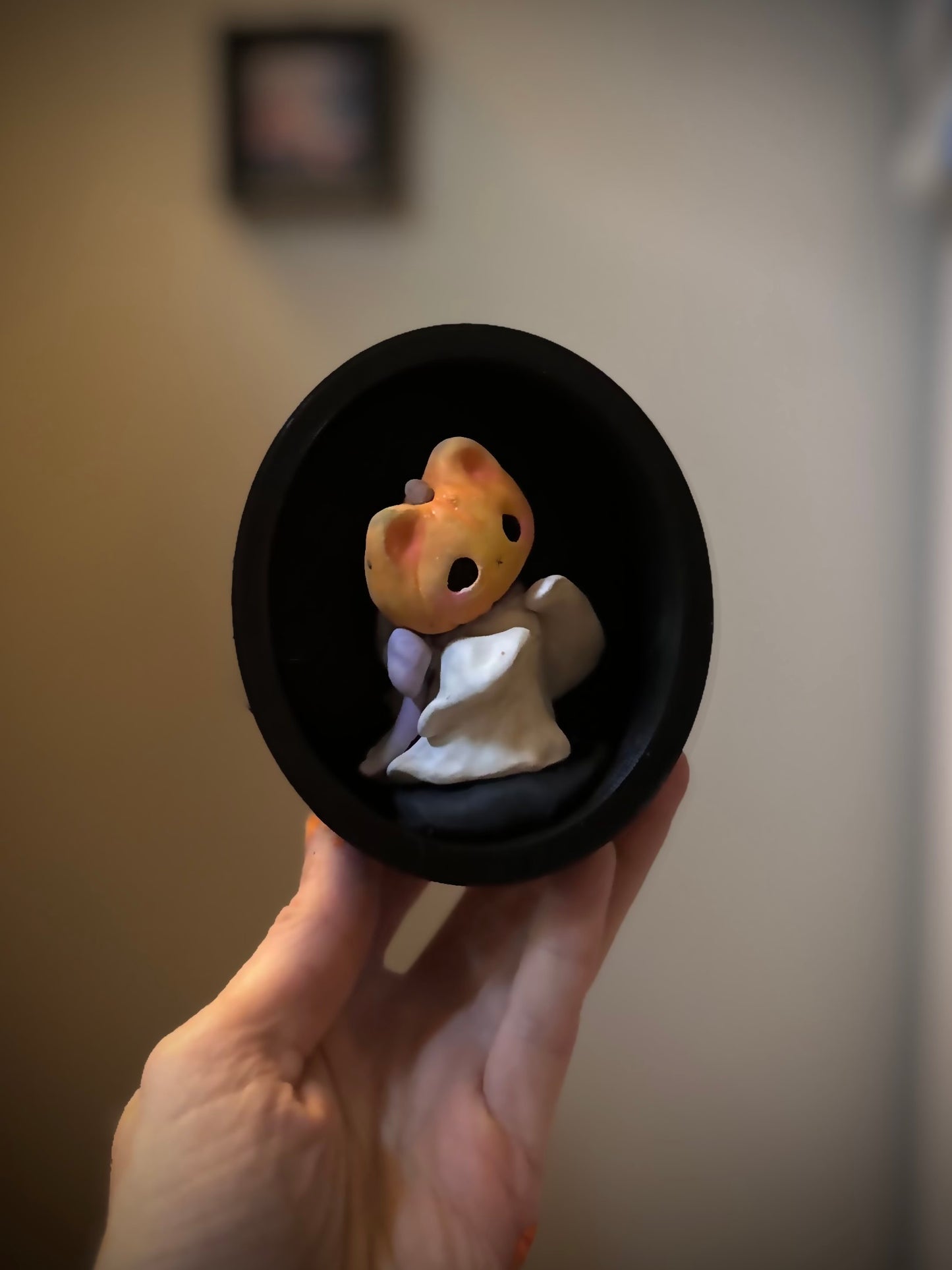 Preorder  Pumpkitten 3 inch figurine, art toy