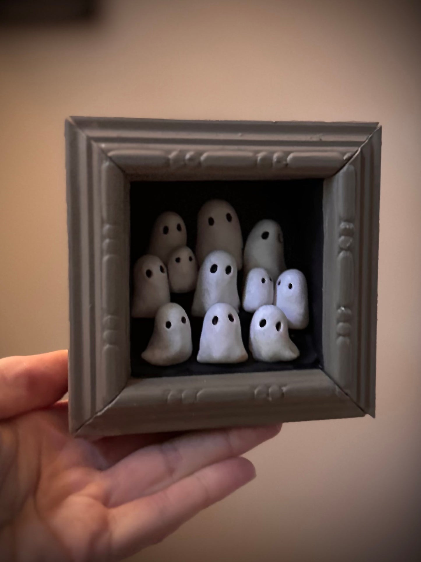 Family Portrait 4x4 inch Story Box Wall Hanging