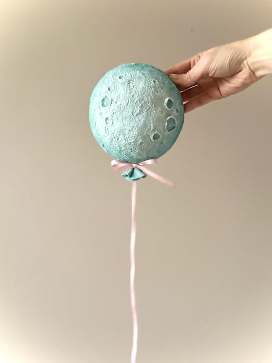 PREORDER The Moon Balloon 6x6 inch Wall Hanging