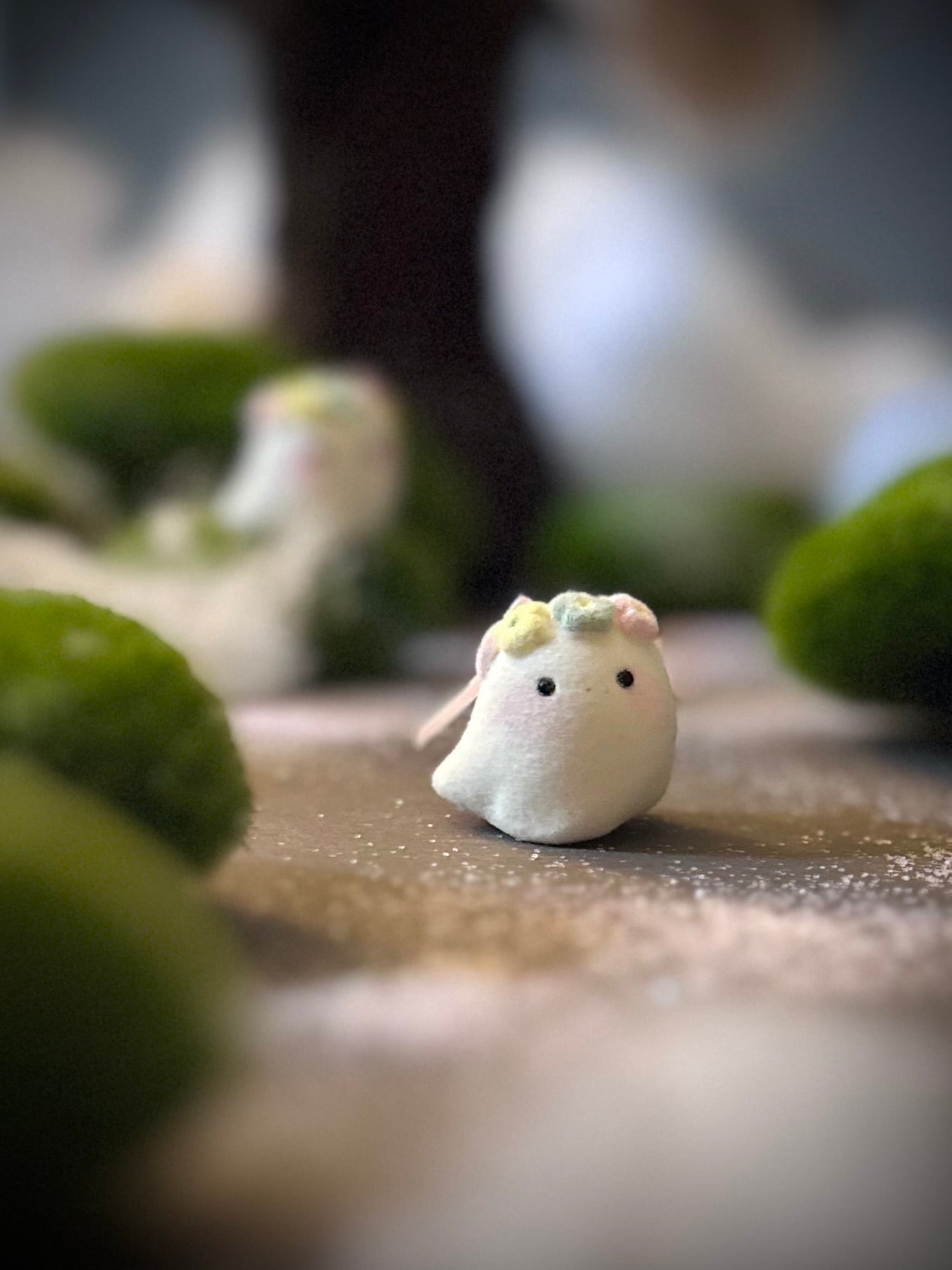 Spring Ghost 1 inch Flocked Figurine