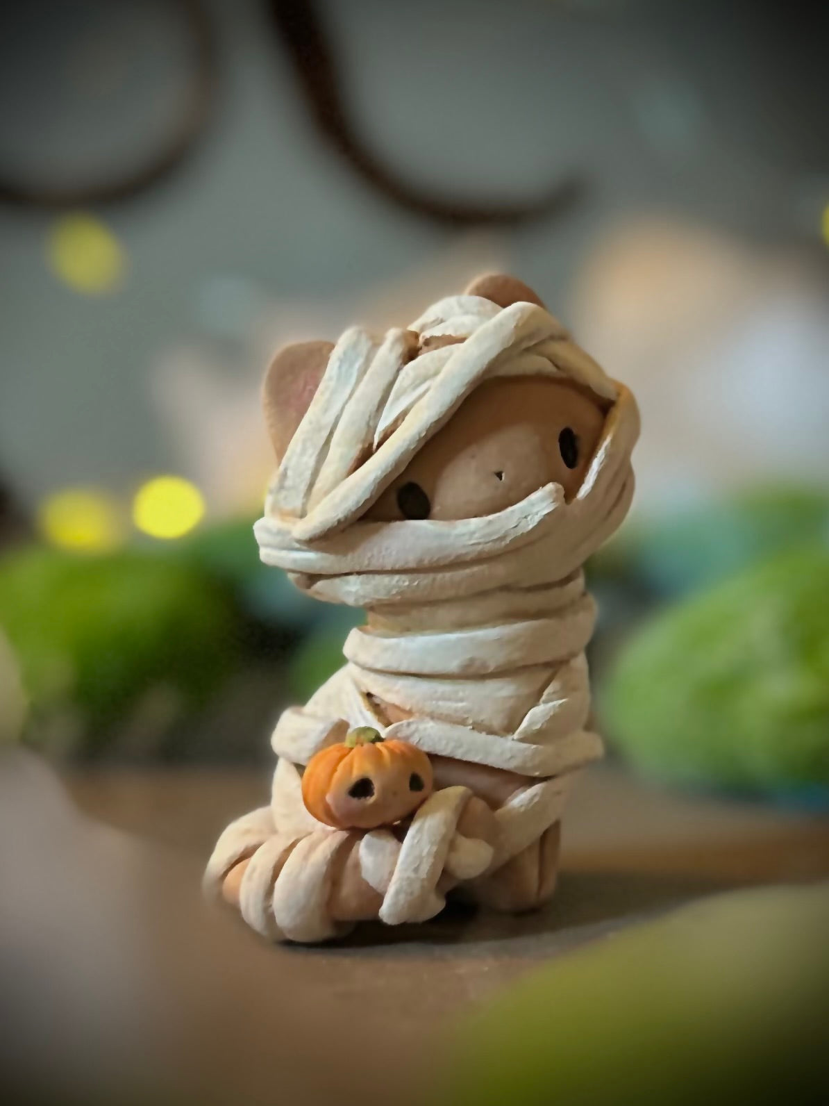 PREORDER Mummy Kitty 2.5 inch  resin Art toy, Figurine